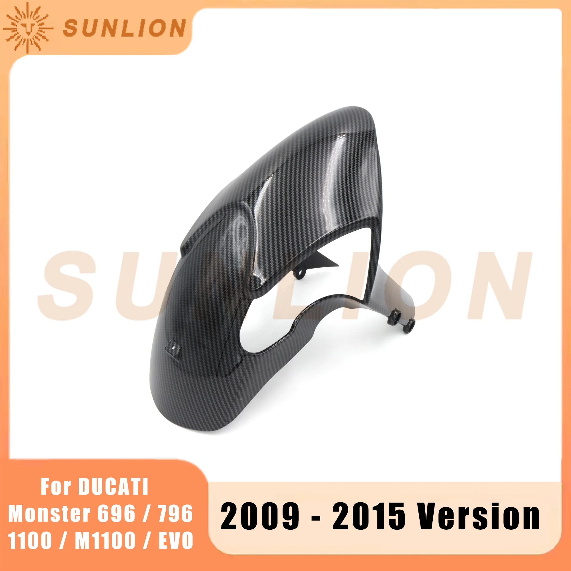 Motorcycle Front Fender Mudguard For DUCATI Monster 696 / 796 / 1100 M1100 EVO 2009-2015 Version