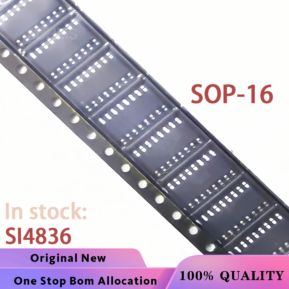 

(5 шт.) 100% новый набор микросхем SI4836 SI4836A10 SI4836-A10 SOP-16