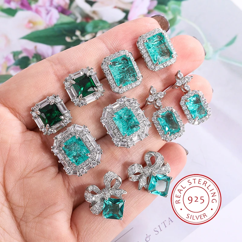 Женские серьги из серебра 925 пробы