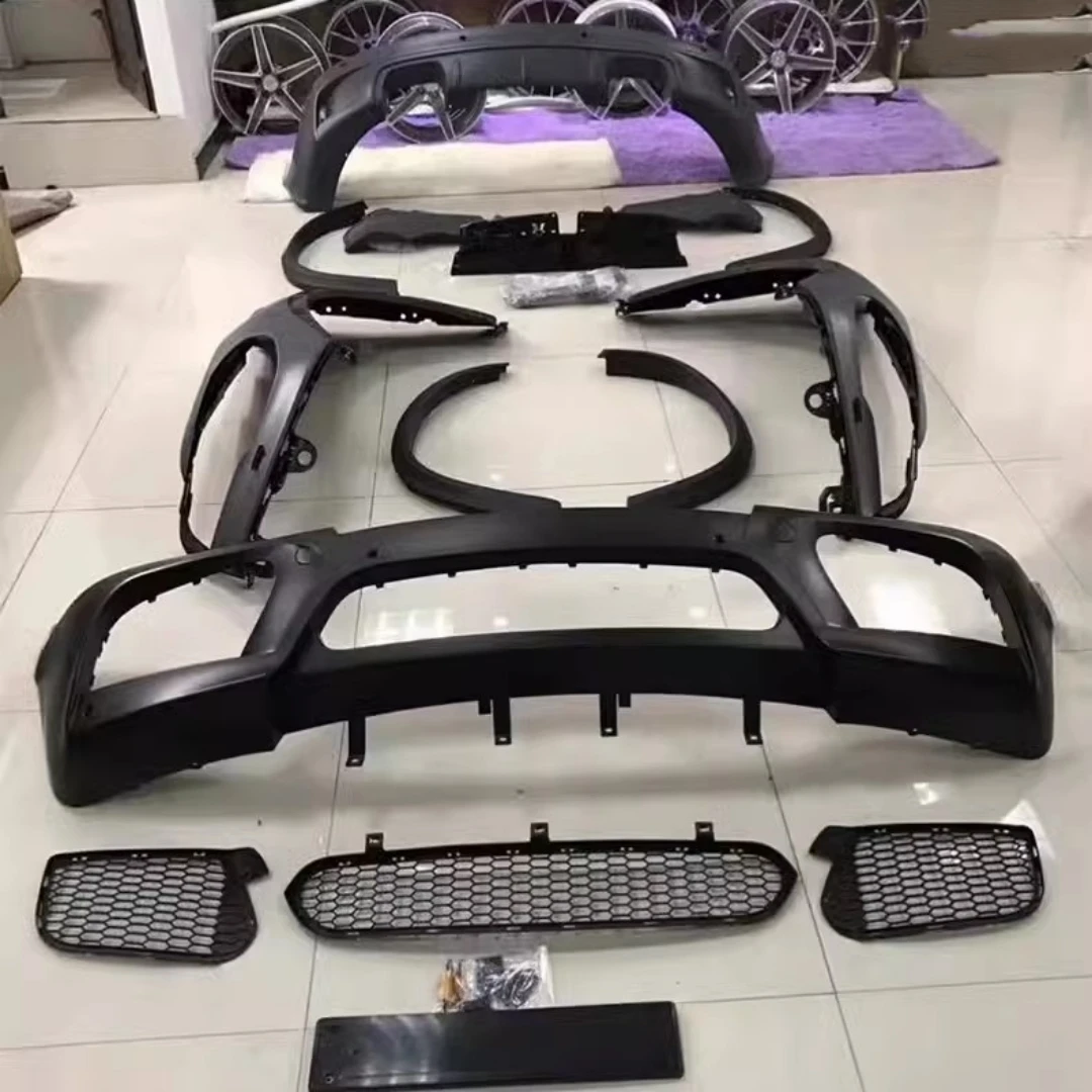 

Маска-гриль для переднего и заднего бампера в сборе для BMW X5 E70 2007-13, Модифицированная рамка для противотуманной фары X5M