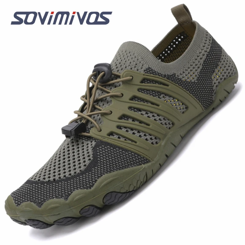 Barefoot Shoes Men's Cross-Trainer Barefoot Minimalist Zero Drop Sole Wide Toe Box Women Upstream Swimming Beach Slippers