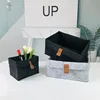 Desktop Storage Baskets Felt fabric Bedroom countertop Organize Basket Pen holder Sundries Cosmetics Storage,Basket of flowe 2