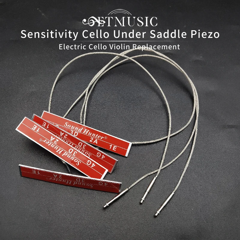 High Sensitivity Cello Under Saddle Piezo Pickup for Electric Cello Violin Replacement