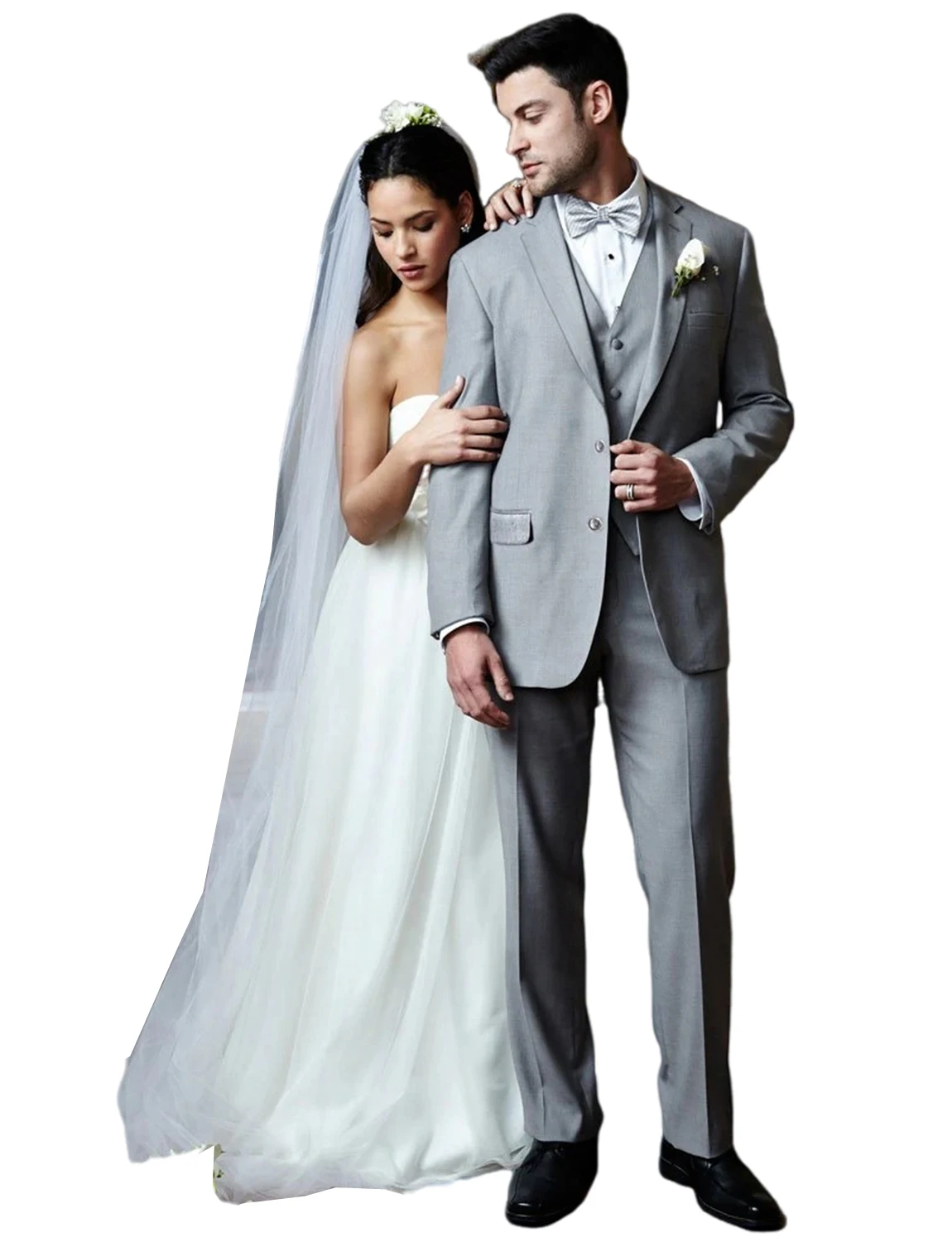 

Men's Wedding Suit Single Breasted Jacket and Vest 3-Piece Set for Formal Groom Party