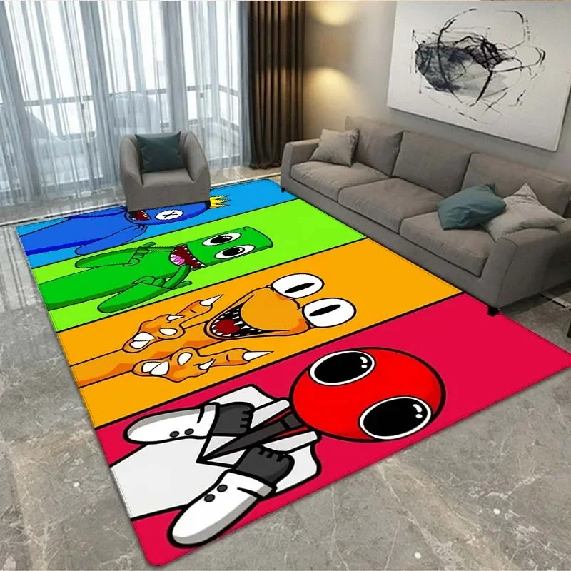 

Children's Game Mat Cartoon 3D Pattern Game Room Area Carpet Home Living Room Bedroom Sofa Carpet Children's Anti-Slip Floor Mat