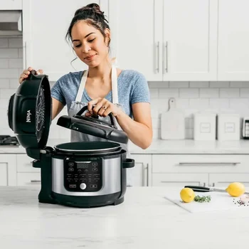 Ninja OS301/FD305CO Foodi 10-in-1 Pressure Cooker and Air Fryer with Nesting Broil Rack, 6.5-Quart Capacity 3