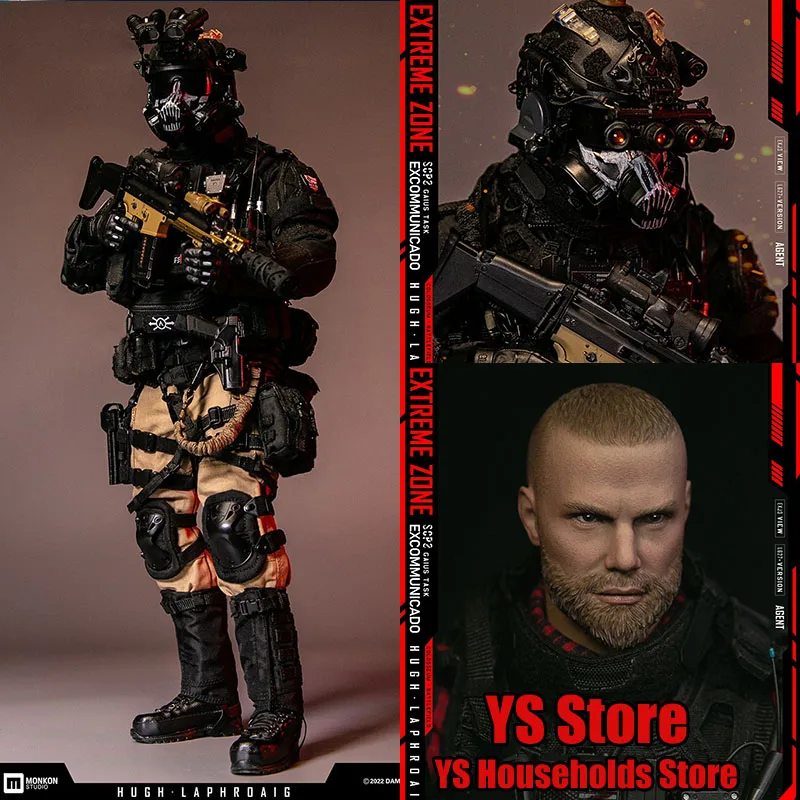 

DAMTOYS EBS002 1/6 Collectible Military Man Soldier Extreme Zone Brave Agent Model Weapon Accessory 12" Full Set Hobby Collects
