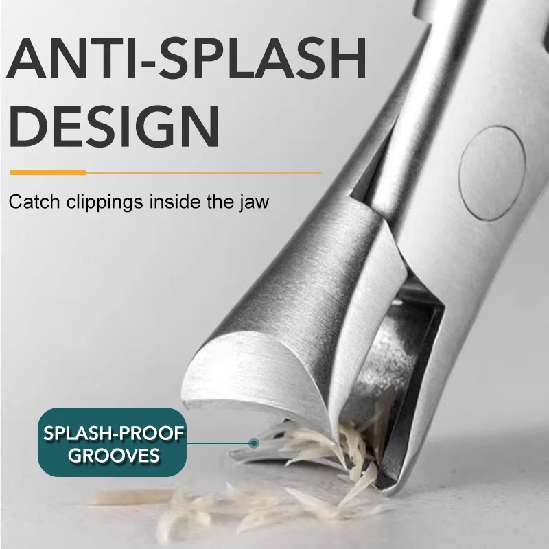 Feet Toenail Clippers Professional Thick Ingrown Toe Nail Clippers Seniors Pedicure Toenail Cutters 1Pcs