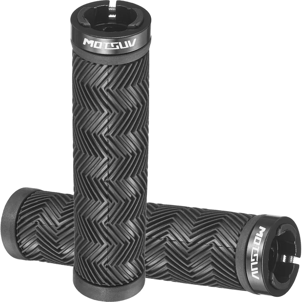 Bicycle Handlebar Grips Bicycle Accessories Bike grip lock shock absorption non-slip soft rubber riding skateboard dead fly mountain bike universal handle set accessories