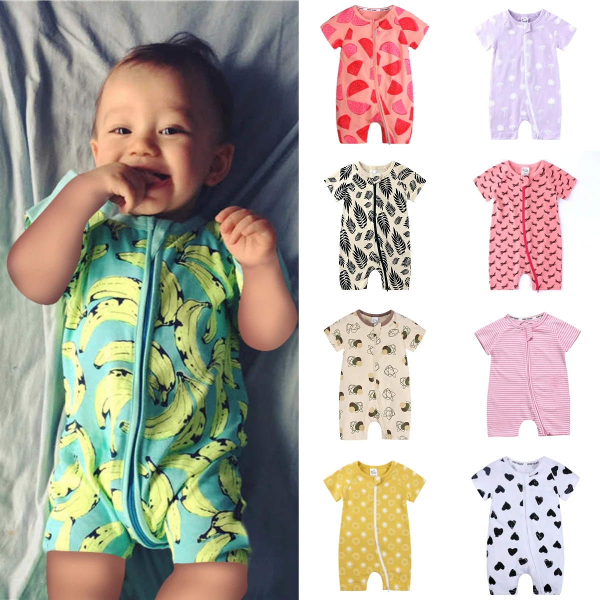 Unisex Cotton Baby Romper 1