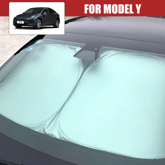 Windshield Sun Shade Covers Visors Auto Front Window Sunscreen Parasol For Tesla Model 3 Y X Sunshade Accessories