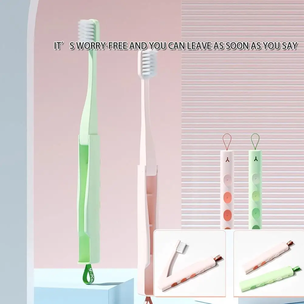 

Soft Bristle Manual Toothbrush Dental Care For Sensitive Teeth Gums Travel Toothbrush Reusable Foldable Folding Toothbrush F2A3