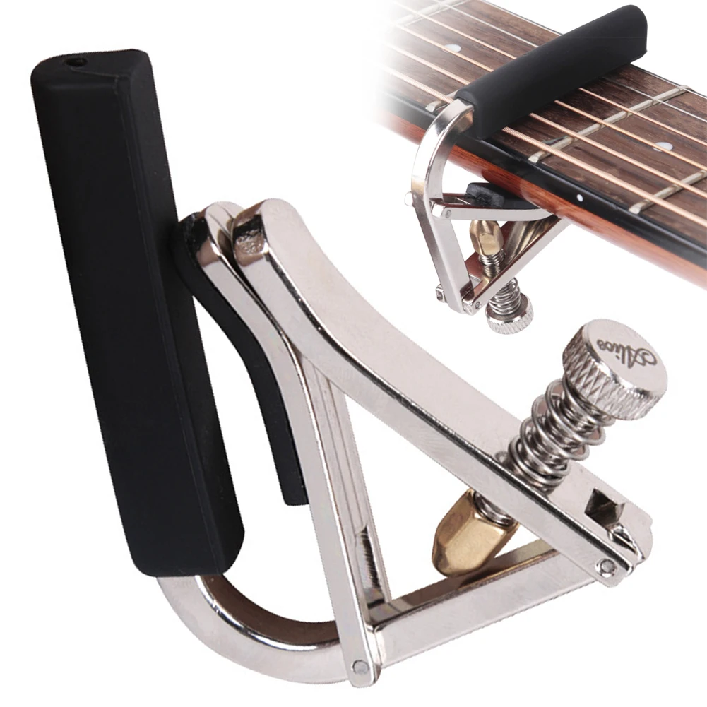 Guitar Capo Adjustable Tension Metal Capo Guitar Tuner Clamp for Acoustic Electric Guitar Classical Guitar