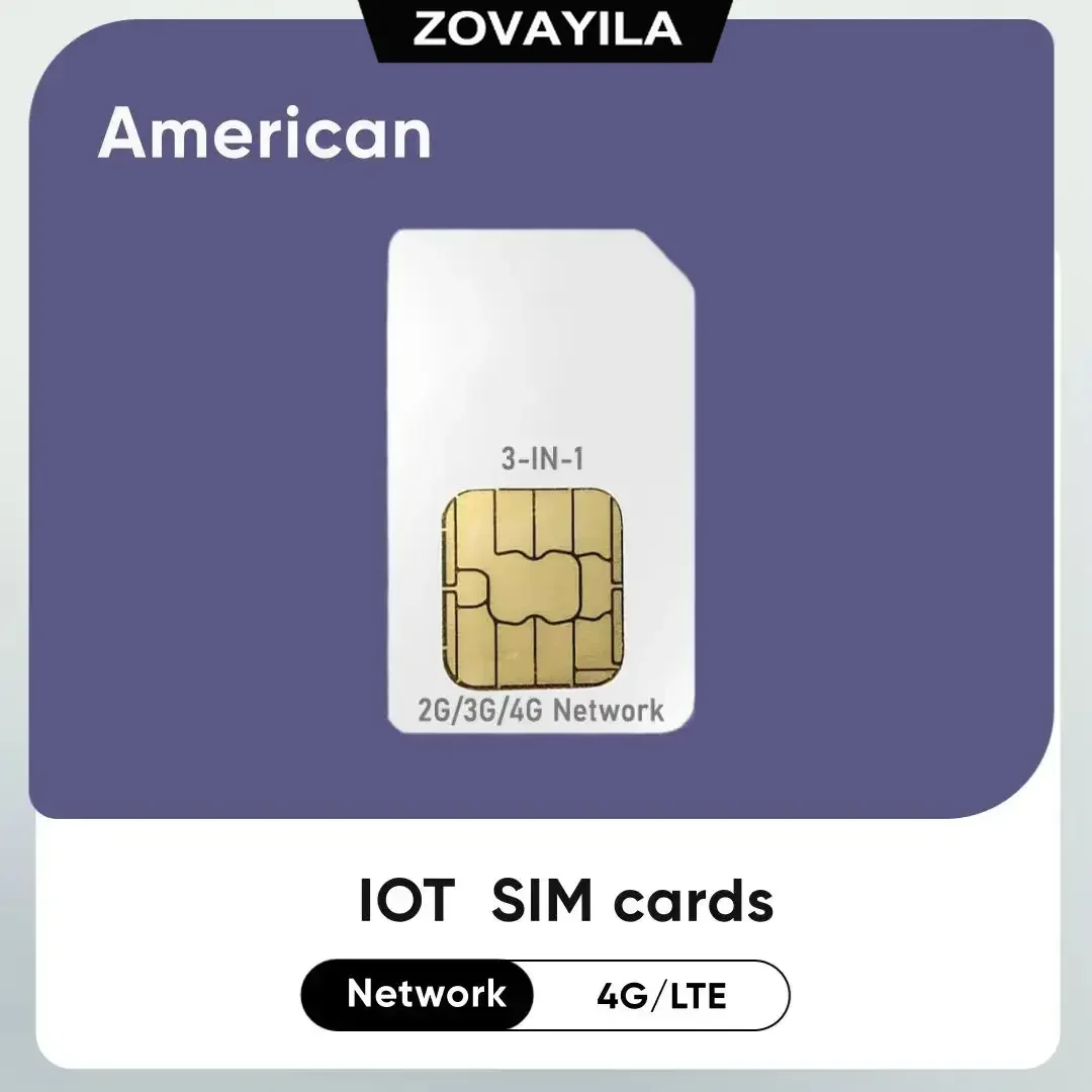 Blank SIM Card 4G IoT card supports 360 day service for IoT pet collars GPS trackers