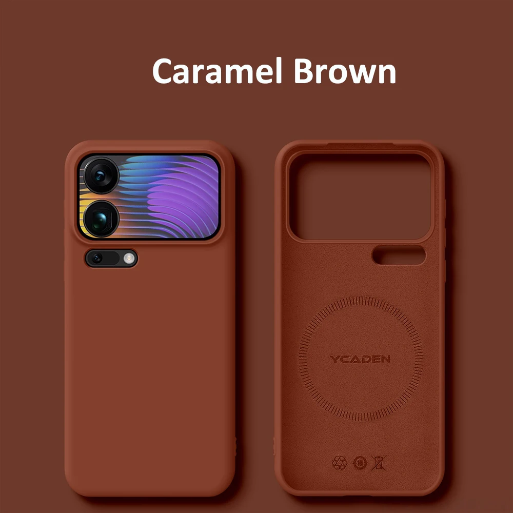 Magnetic Luxury Liquid Silicone Phone Case with Magsafe Wireless Charging Compatibility