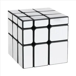 MoYu Mirror Magic Magnetic UV Coated Puzzle Cube Toy Gift (Mirror Silver)
