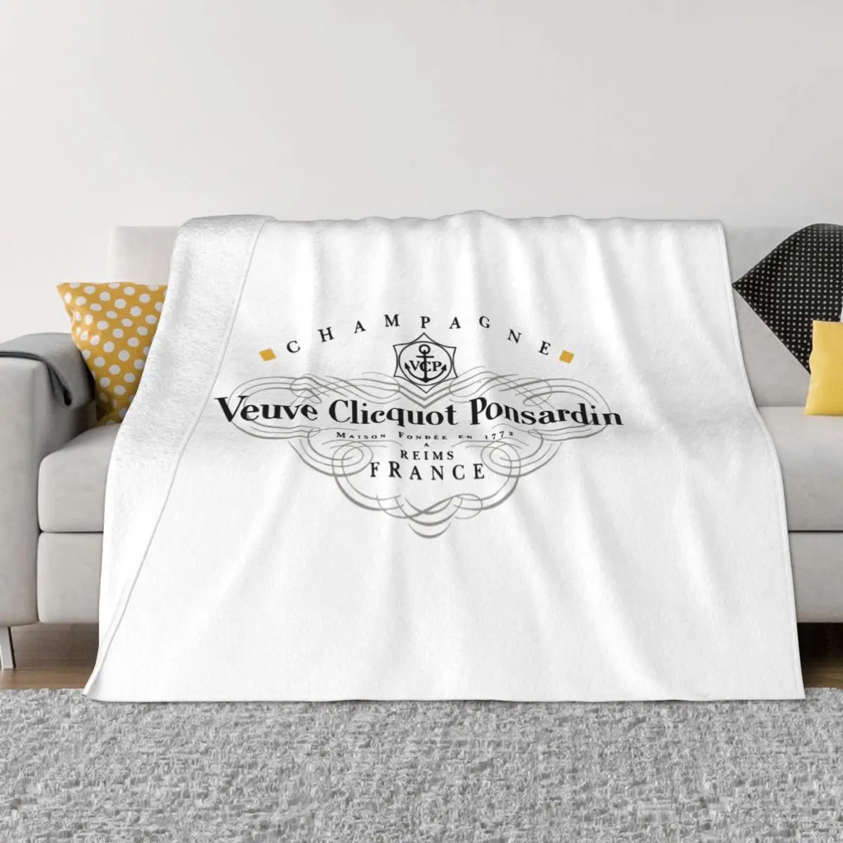 Veuve Clicquot Coperte Champagne In Pile Per Tutte Le Stagioni Coperta Multifunzione Super Calda Per Biancheria Da Letto Copriletti Per Auto
