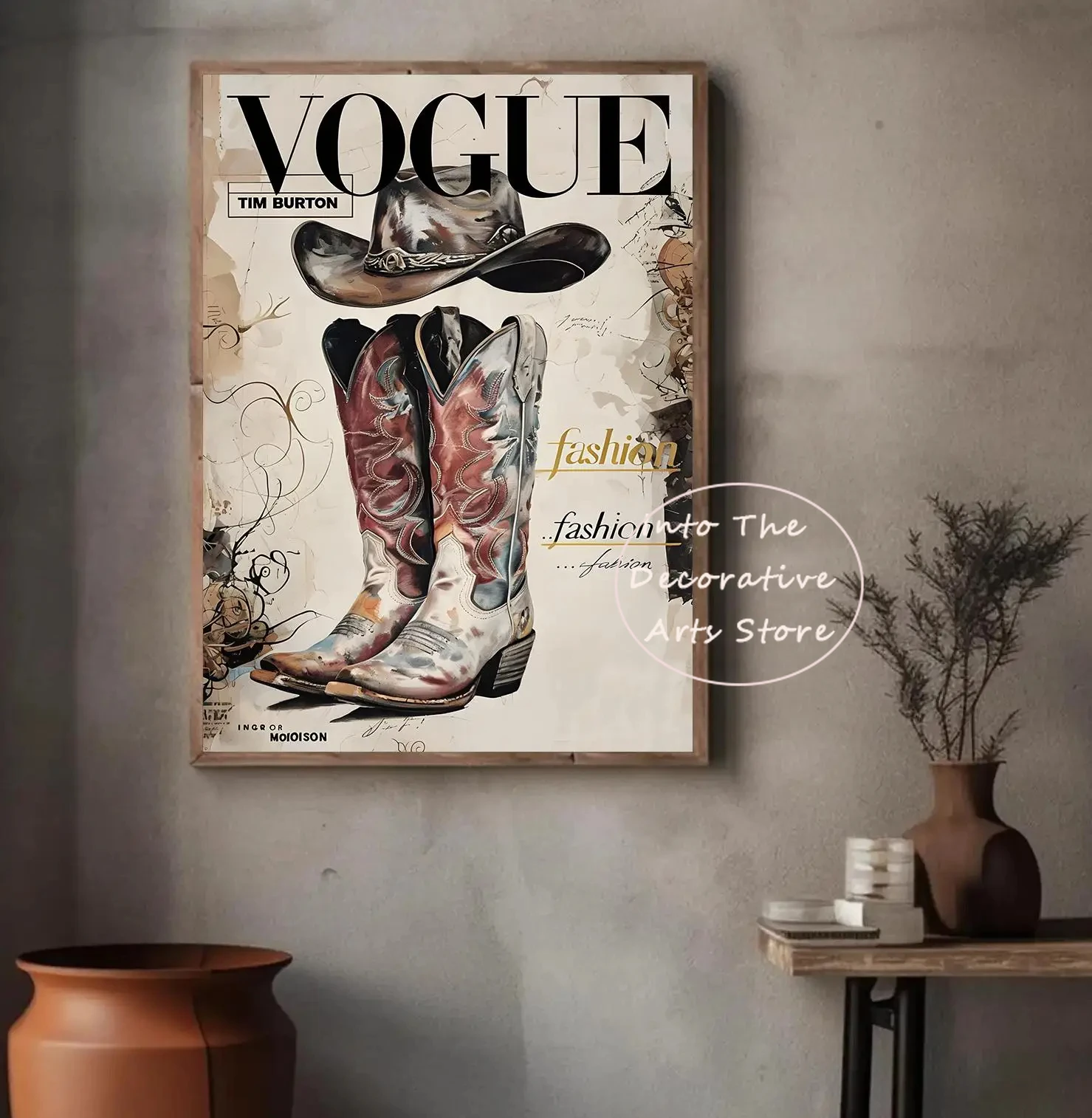 Poster Moderni di Moda con Ballerine e Tacchi Alti Rossi, Stampe Classiche su Tela, Quadri da Parete per Soggiorno e Arredamento Casa - immagine 4