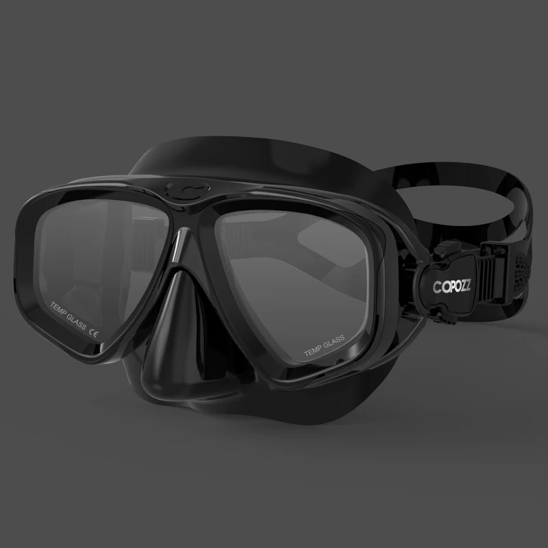 Premium Anti-Fog Snorkel and Diving Mask Set with Adjustable Strap