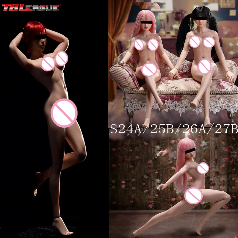 

TBLeague Phicen S24A/25B/26A/27B/S22A 1/6 Scale Asian Girl Female Pale/Suntan Medium Bust Seamless Flexible Body Doll 12"Figure