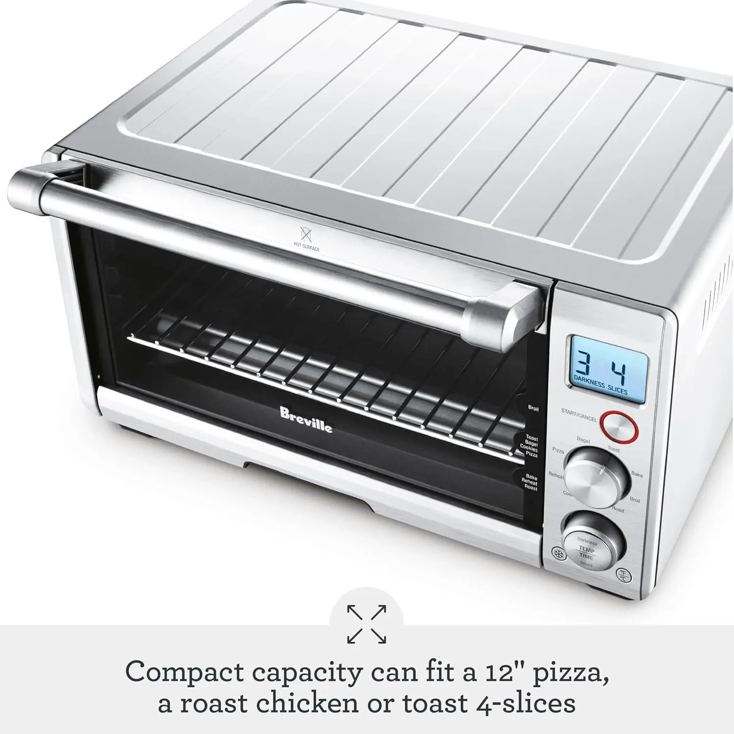 BOV650XL the Compact Smart Oven Countertop Toaster Oven, Brushed Stainless Steel 4