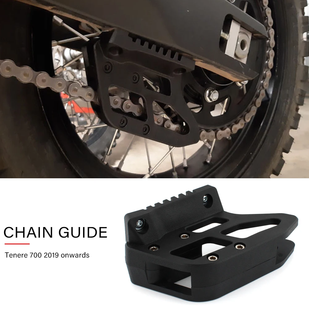 

For YAMAHA Tenere 700 TENERE700 XTZ XT700Z T 700 T7 Chain Guide Pulley Chains Stabilizer Chainring Protector Plate Guard Cover