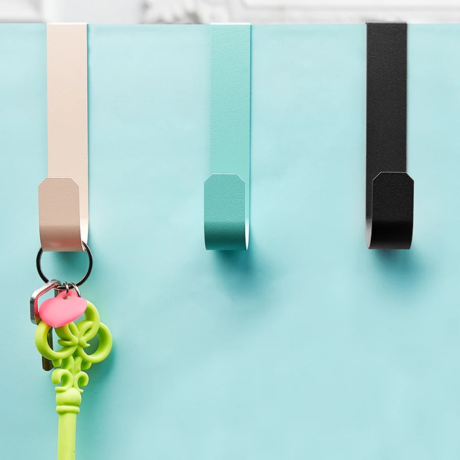 2 PCS Simple Scandinavian style Door Hooks, Suitable for living room, bedroom, bathroom,Hanging Clothes, Towels, Coats, Bags