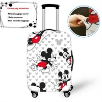 18-32 Inch Mickey Minnie Elastic Luggage Protective Cover Trolley Suitcase Protect Dust Bag Case Travel Accessories 1