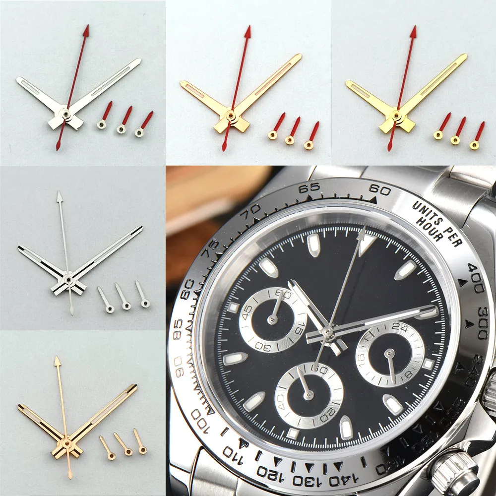 13.5mm C3 Luminous Hands Watch Accessories Pointer for VK-63 Movement