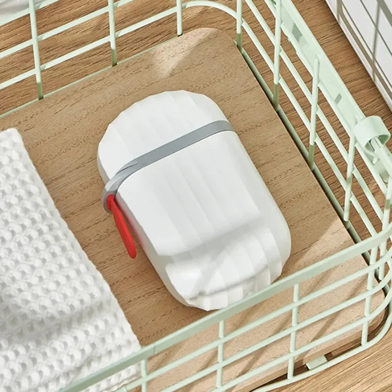 Sealed Waterproof Soap Box Unique Drainage Design Suitable for Travel 4pcs