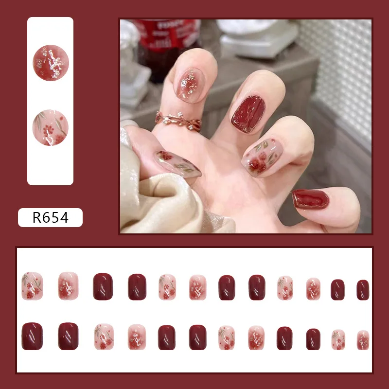 R654 Press On Nails