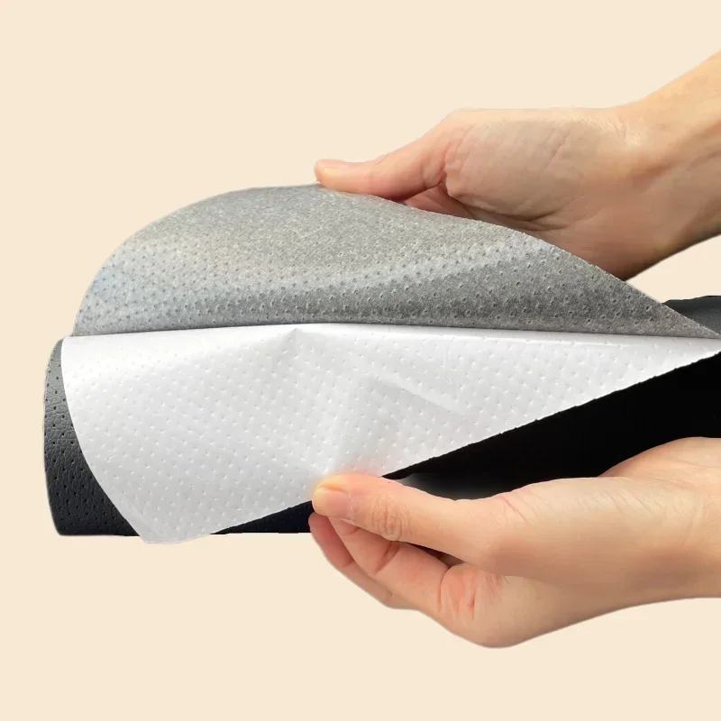 자동차 인테리어 시트 소파 소파 패치용 자체 접착 통기성 가죽 수리, 천공 PU 가죽 원단 스티커