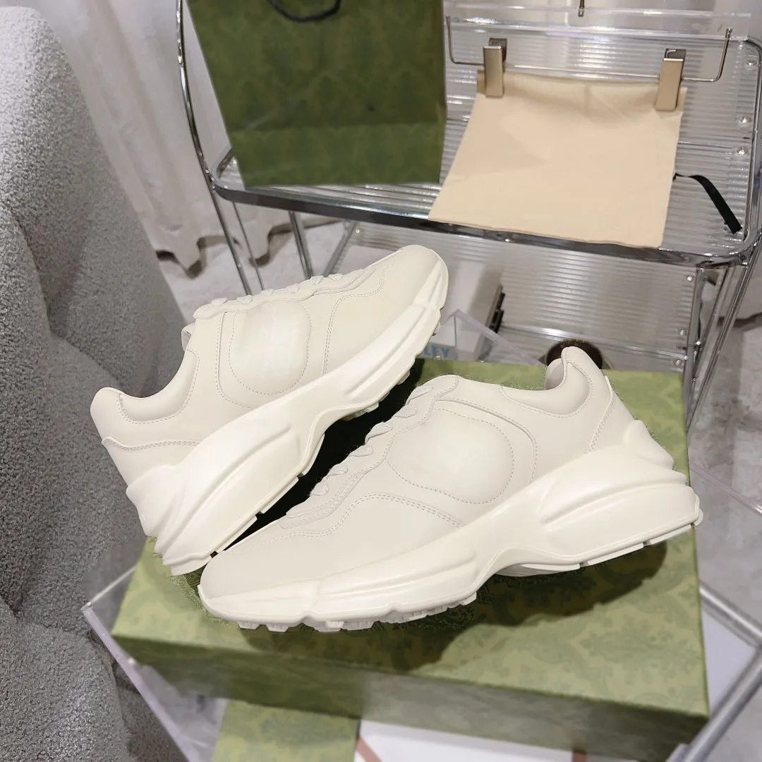 Classic Versatile Dad Shoes 2024 Spring New Colored Thick Sole Heightened Lace up Couple Sports Shoes