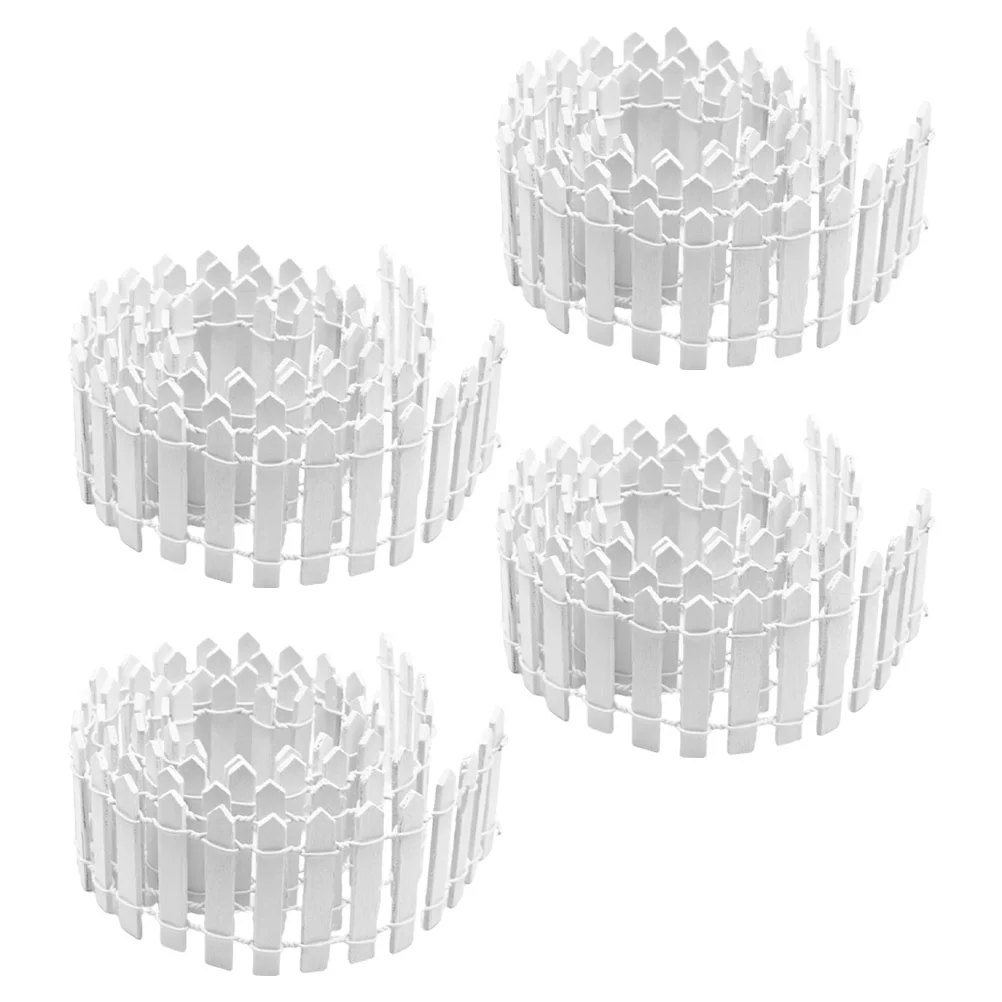 

Micro Landscape Fence Accessories Miniature Craft Supplies Garden Ornament Gardening Decor Wooden Decoration Fences