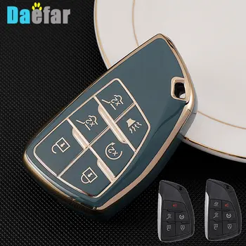 Chiave dell'automobile Caso Della Copertura per Chevrolet Tahoe Suburban per GMC Yukon per Buick ENVISION S Plus Avenir 2020 2021 2022 2023 5 6 Pulsante