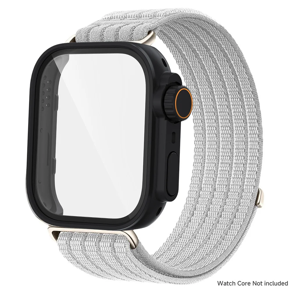 Nylon Band Bracelet with Bumper Frame Protector and Glass Screen Guard