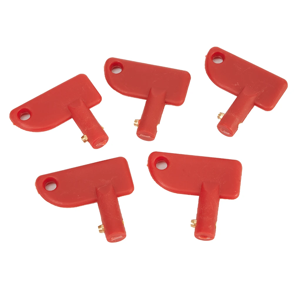 

5 X Cut Off Switch Key Plastic Battery Isolation Key Marine Auto Boat Truck Power Control Switch Car Power Switch Key