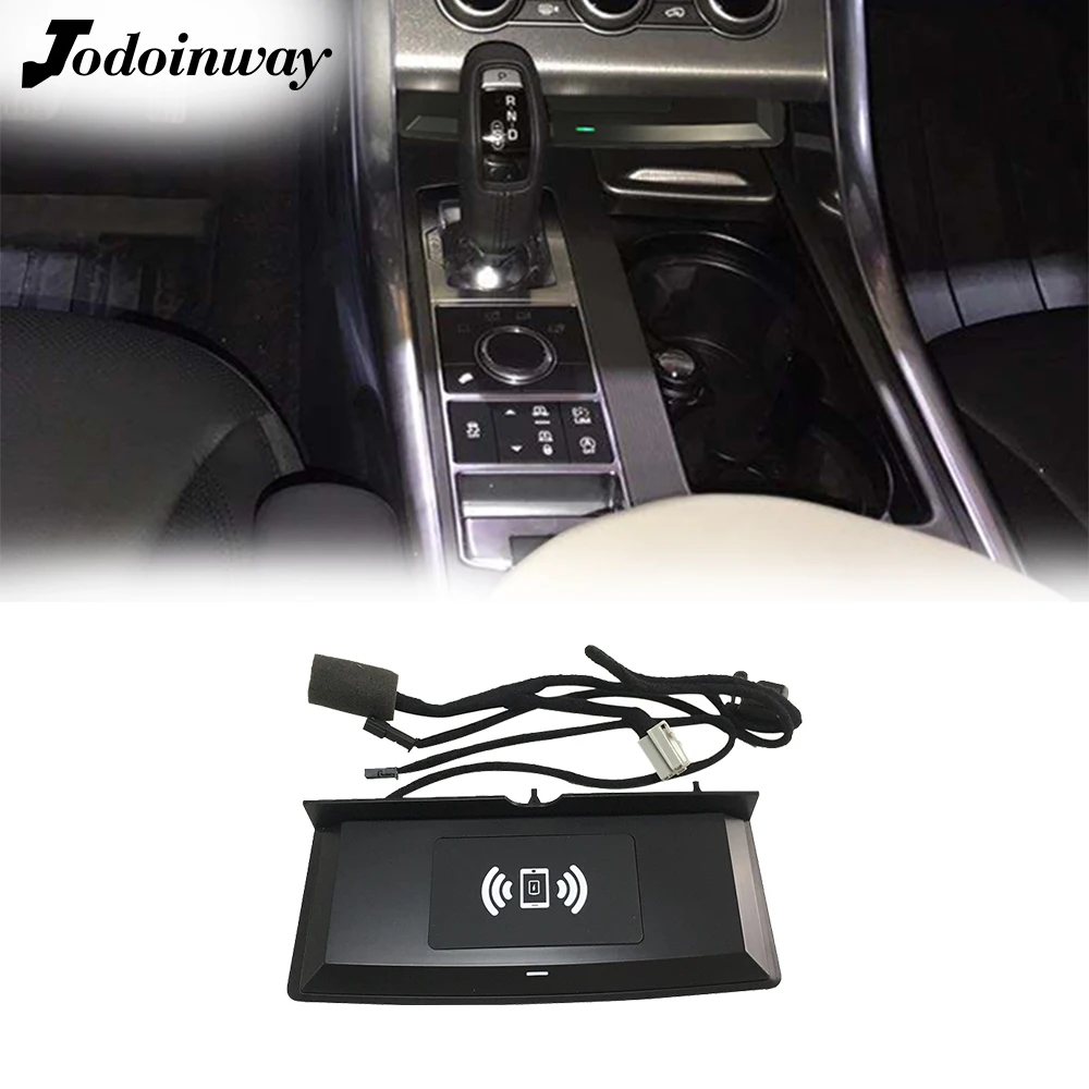 

Phone charger for Range Rover Sport 2014 to 2018 wireless charging plate center console power adapter for iphone 11 fast charge