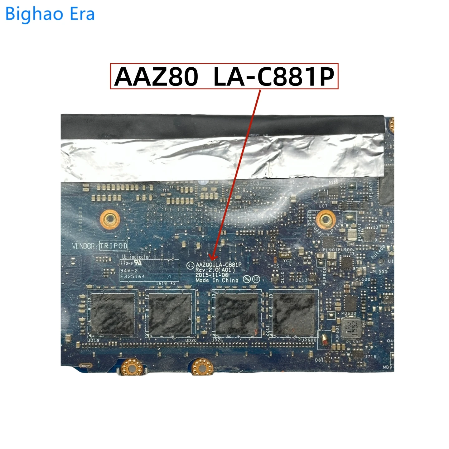 AAZ80 LA-C881P For Dell P54G XPS 13 9350 Laptop Motherboard With