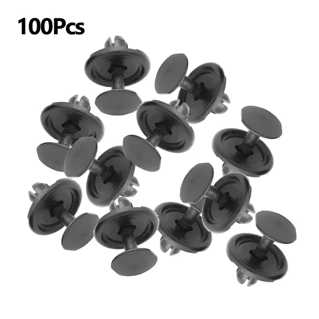 90467-07214 100 Pcs Nylon Clip Car Accessories 20mm X 9mm Black Nylon Fender Liner Retainer Fits Into 7mm Hole 2