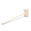 5pcs Mini Wooden Hammer Pounder Replacement Wood Mallets Crab Seafood Crackers Kids Toys 4