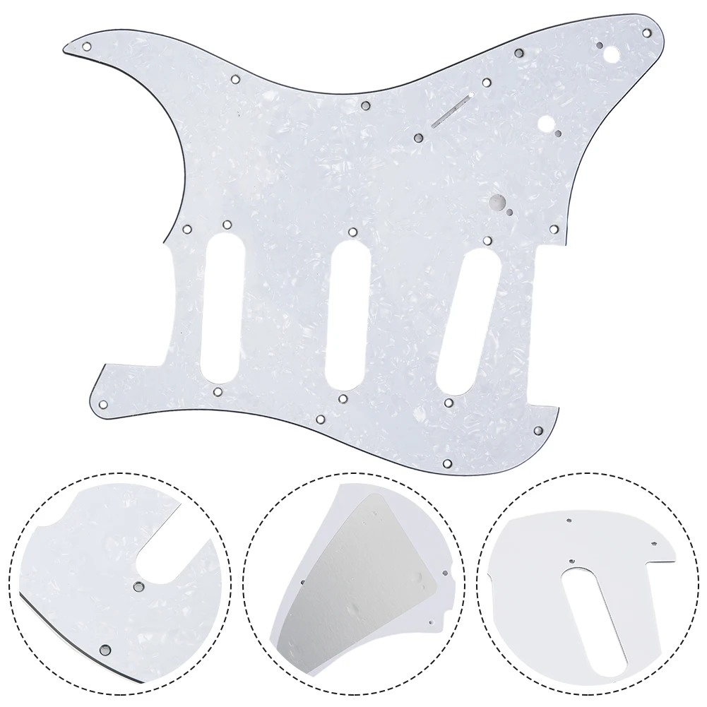 

11 Holes Colorful Celluloid Guitar Pickguard Scratch Plate For Strat Guitars SSS Tele Pickguard Scratch Plate Celluloid Guitar