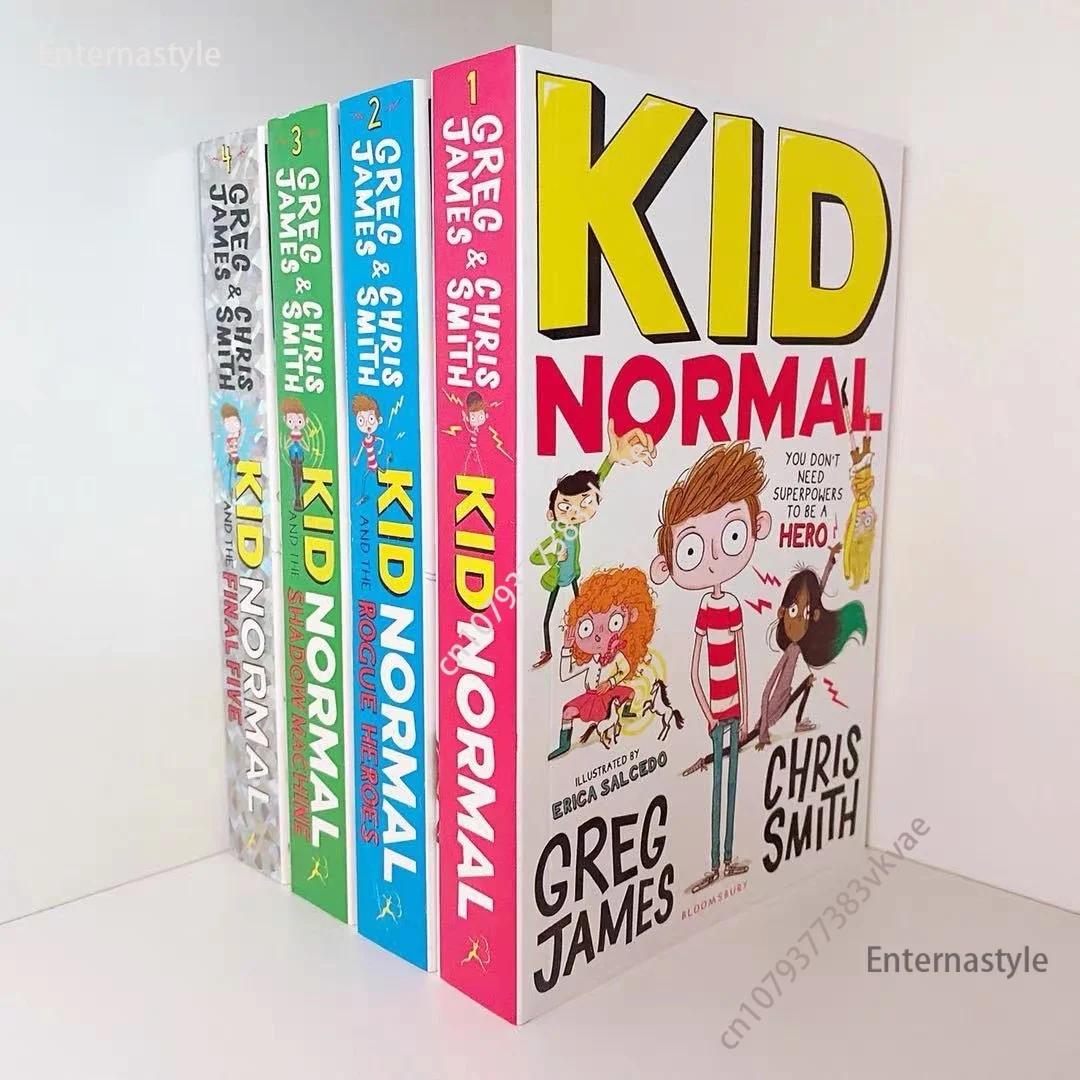 

Muggle Kid 4 Volumes Kid Normal Student Chapter Bridge Book English Original Independent Reading Primer Novel