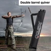 Oxford Cloth Double Tube Arrow Quiver Arrow Bag Waist Hanging Archery Arrow Holder Storage Carrying Pouch Outdoor Accessories 3