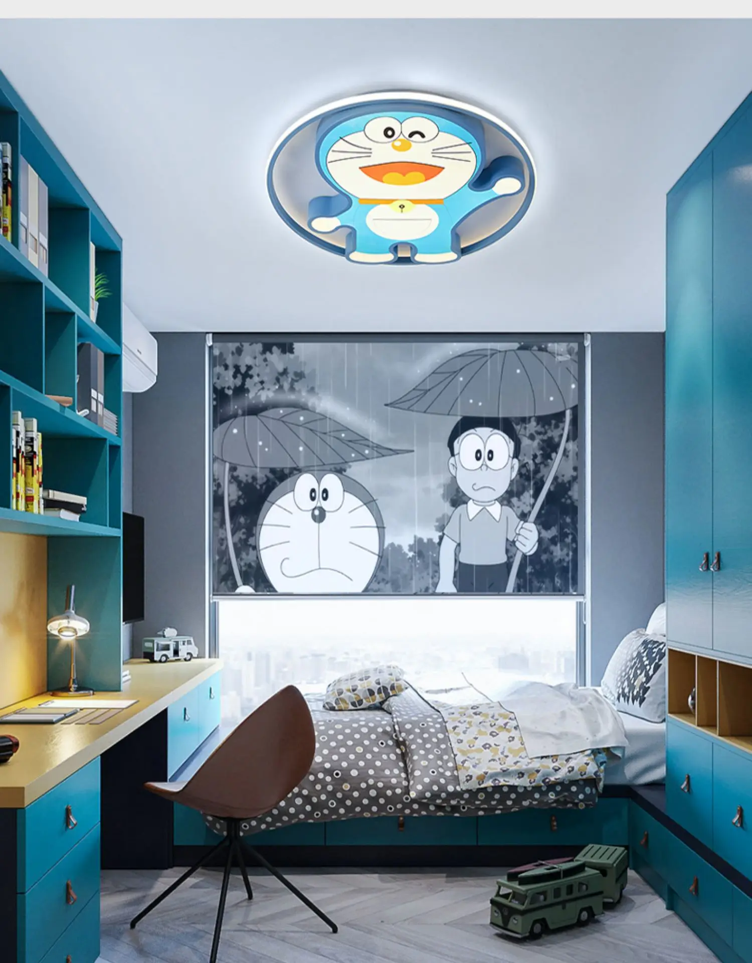 Lustre para o Quarto do Bebê Lâmpada de Teto Meninos e Meninas Decoração do Teto Desenhos Animados Doraemon Jingle Gato Crianças Quarto Led Luz 22 Computers & Electronics