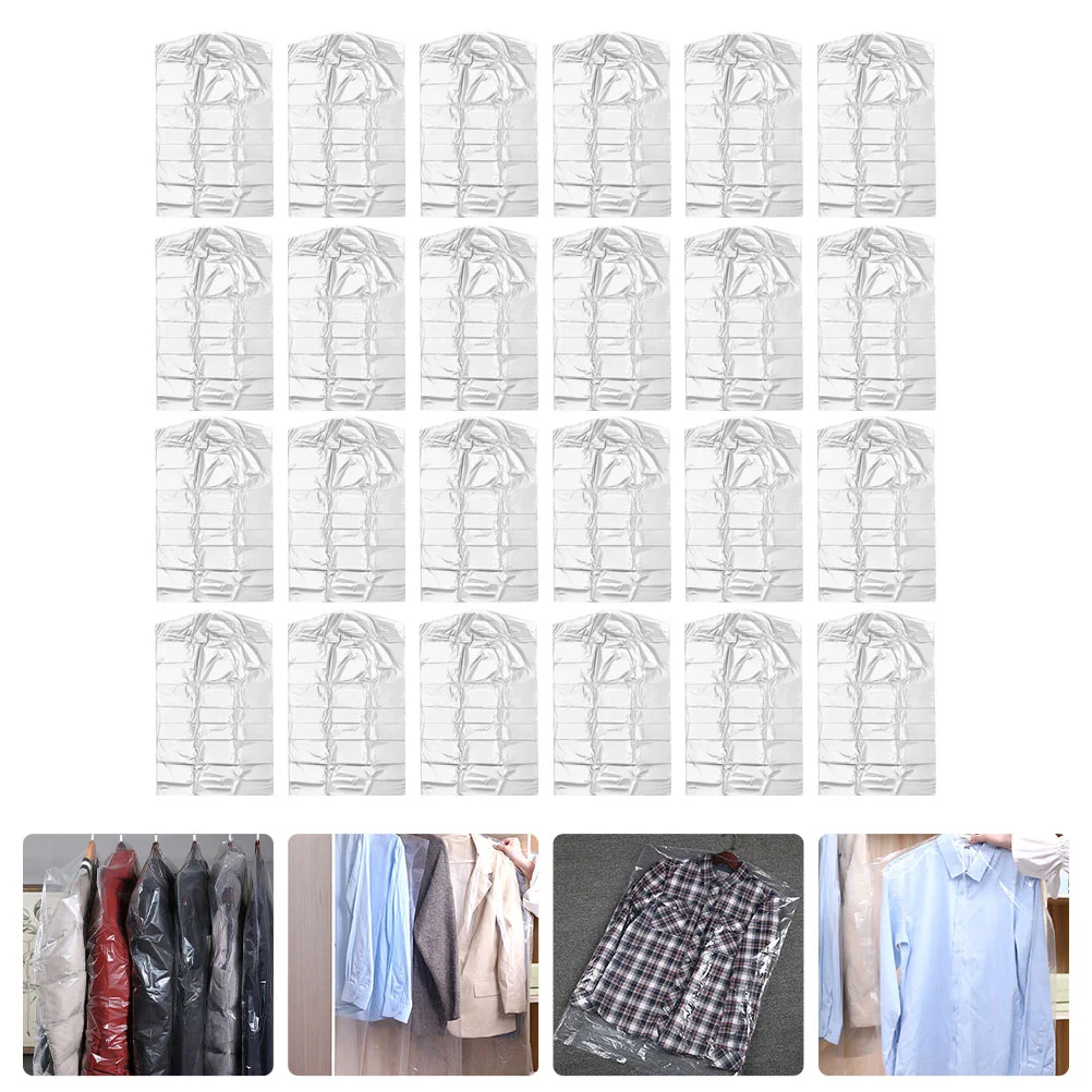 

30 PCS Clothes Dry Cleaning Hood Kids' Cleaner Bags Supplies Dustproof Covers Children's Clothing Shop Tool Garment Pouch