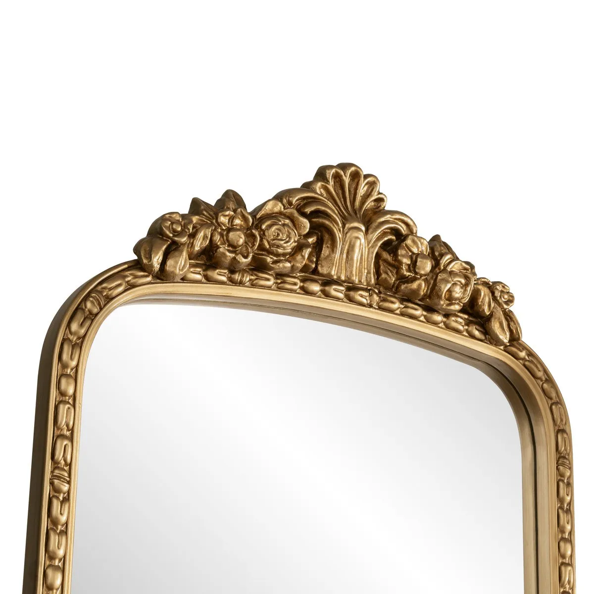 SHYFOY 70.8" Antique Gold Arch Mirror 6