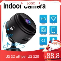 Mini caméra WiFi A9, enregistreur vidéo, moniteur intelligent, trépied 1