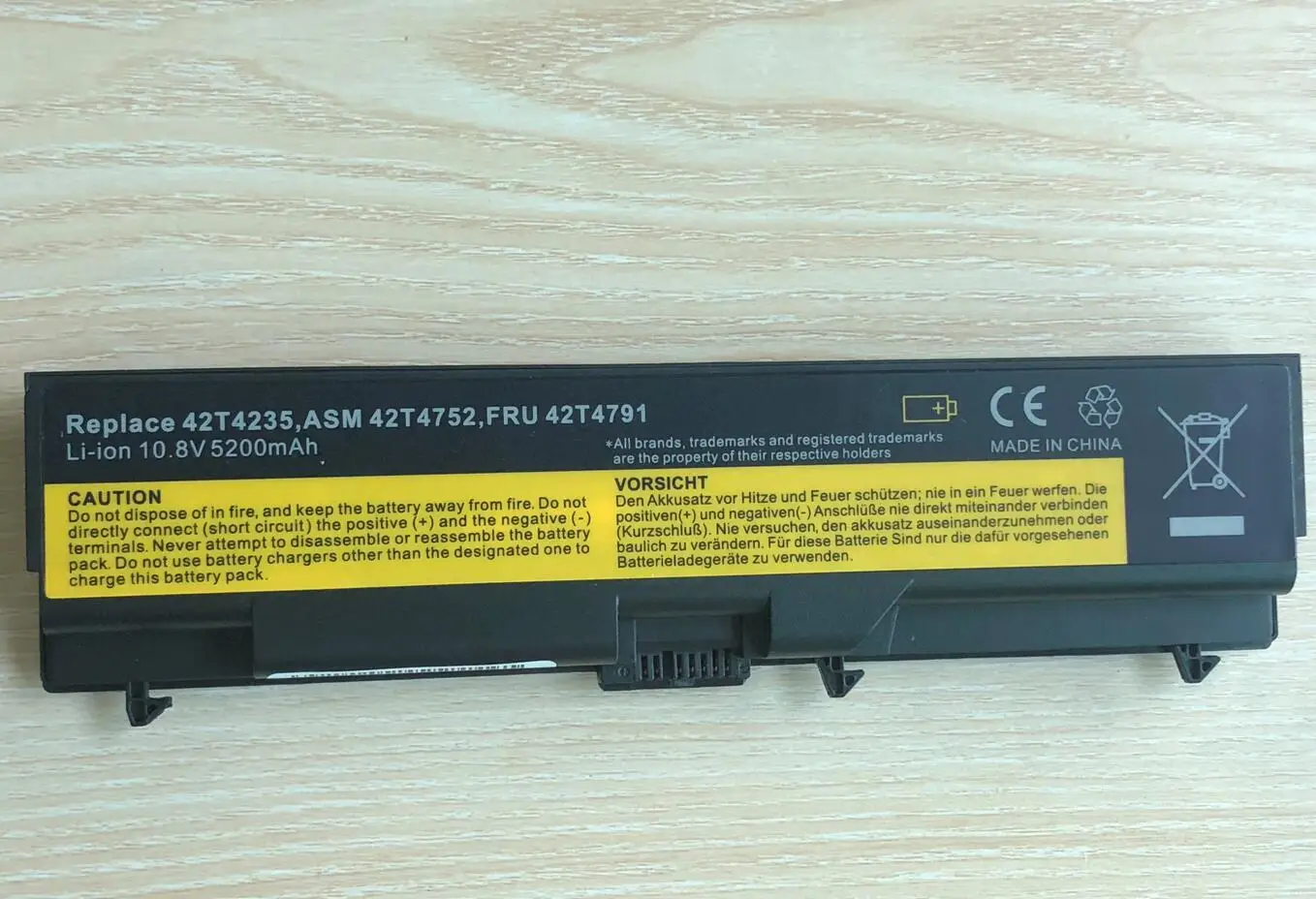 Bateria do Portátil para Thinkpad Lenovo L512 L412 L520 E425 E520 E525 W520 T410 T420 T510 T520 T520 T520 42t4751 W510 W520 Sl410 Sl510 E40 - Imagem 5