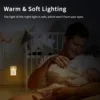 EU US Socket Led Night Light with Motion Sensor AC 85-265V PIR Human Induction Lamp 3 Colors Plug in Wall for Bedroom Hallway 3